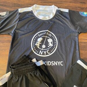 Kids NYC Soccer Shirt - Black